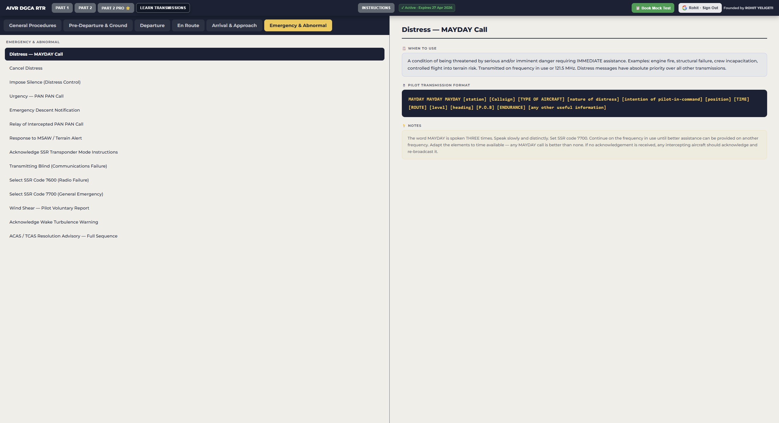 AIVR Learn Transmissions — ICAO Radiotelephony Formats